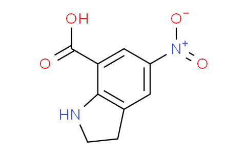 CAS No. 133433-66-6, 5-Nitroindoline-7-carboxylic acid
