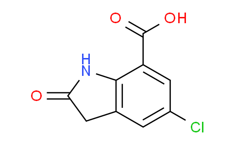 CAS No. 1225957-81-2, 5-Chloro-2-oxoindoline-7-carboxylic acid