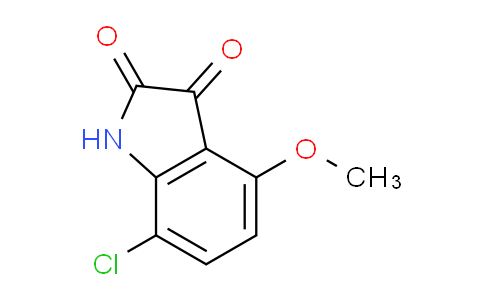 CAS No. 15345-55-8, 7-Chloro-4-methoxyindoline-2,3-dione