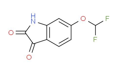 CAS No. 1344899-50-8, 6-(Difluoromethoxy)indoline-2,3-dione