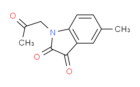 CAS No. 79552-54-8, 5-Methyl-1-(2-oxopropyl)indoline-2,3-dione