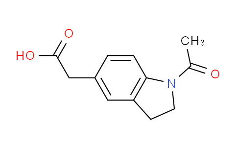 CAS No. 737816-48-7, 2-(1-Acetylindolin-5-yl)acetic acid