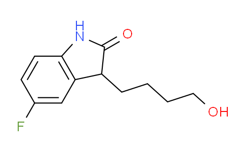 5-Fluoro-3-(4-hydroxybutyl)indolin-2-one