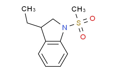 CAS No. 591219-80-6, 3-Ethyl-1-(methylsulfonyl)indoline