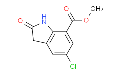 CAS No. 1260899-01-1, Methyl 5-chloro-2-oxoindoline-7-carboxylate