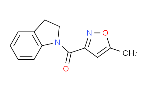 CAS No. 830339-85-0, Indolin-1-yl(5-methylisoxazol-3-yl)methanone