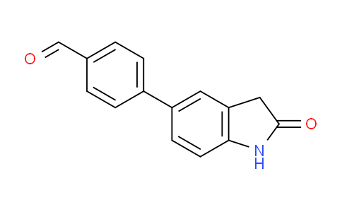 CAS No. 53348-90-6, 4-(2-Oxoindolin-5-yl)benzaldehyde