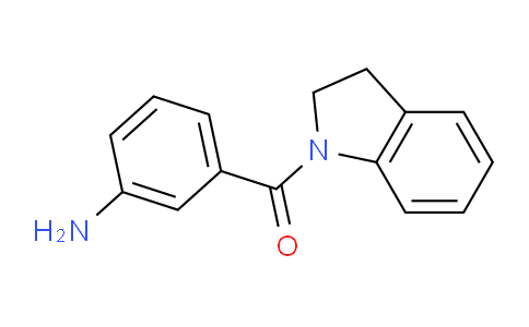 CAS No. 954272-04-9, (3-Aminophenyl)(indolin-1-yl)methanone