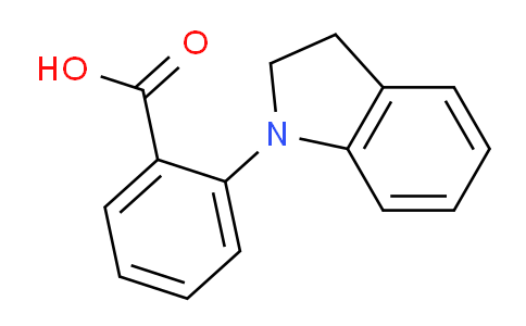 CAS No. 72990-98-8, 2-(Indolin-1-yl)benzoic acid