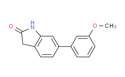CAS No. 215433-89-9, 6-(3-Methoxyphenyl)indolin-2-one