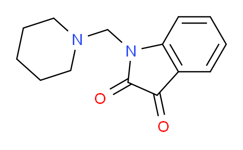 CAS No. 13129-69-6, 1-(Piperidin-1-ylmethyl)indoline-2,3-dione