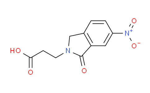 CAS No. 620099-68-5, 3-(6-Nitro-1-oxoisoindolin-2-yl)propanoic acid