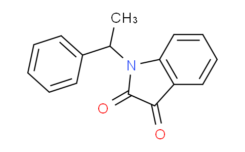 CAS No. 125941-72-2, 1-(1-Phenylethyl)indoline-2,3-dione