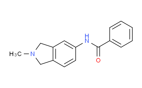 CAS No. 740733-82-8, N-(2-Methylisoindolin-5-yl)benzamide