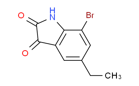 CAS No. 1176673-44-1, 7-Bromo-5-ethylindoline-2,3-dione