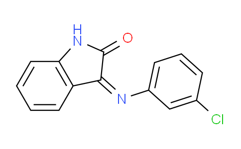 CAS No. 42407-90-9, 3-((3-Chlorophenyl)imino)indolin-2-one