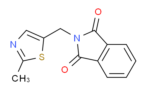 CAS No. 838892-96-9, 2-((2-Methylthiazol-5-yl)methyl)isoindoline-1,3-dione