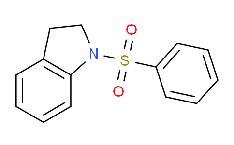 CAS No. 80360-26-5, 1-(Phenylsulfonyl)indoline