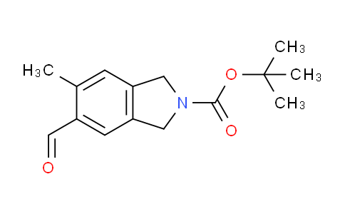 CAS No. 1392212-24-6, tert-Butyl 5-formyl-6-methylisoindoline-2-carboxylate