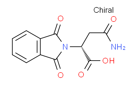 CAS No. 1195309-01-3, (R)-4-Amino-2-(1,3-dioxoisoindolin-2-yl)-4-oxobutanoic acid