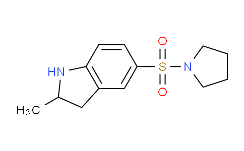 CAS No. 944886-96-8, 2-Methyl-5-(pyrrolidin-1-ylsulfonyl)indoline