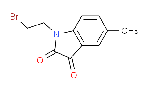 CAS No. 113577-95-0, 1-(2-Bromoethyl)-5-methylindoline-2,3-dione