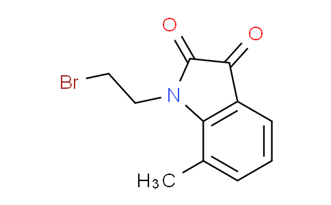 CAS No. 620932-06-1, 1-(2-Bromoethyl)-7-methylindoline-2,3-dione
