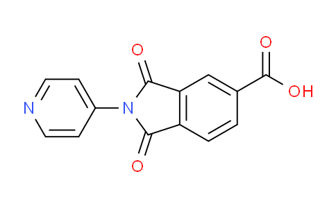 CAS No. 328265-52-7, 1,3-Dioxo-2-(pyridin-4-yl)isoindoline-5-carboxylic acid