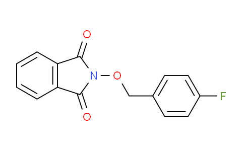 CAS No. 76866-37-0, 2-((4-Fluorobenzyl)oxy)isoindoline-1,3-dione