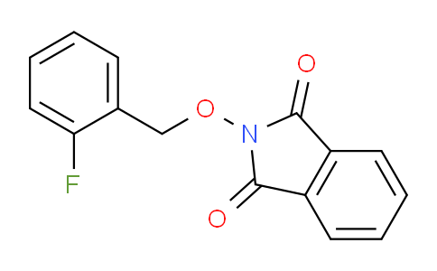 CAS No. 55418-28-5, 2-((2-Fluorobenzyl)oxy)isoindoline-1,3-dione