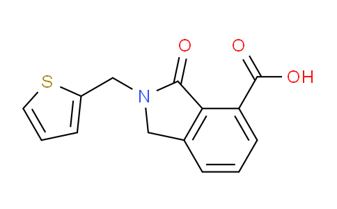 CAS No. 876721-69-6, 3-Oxo-2-(thiophen-2-ylmethyl)isoindoline-4-carboxylic acid