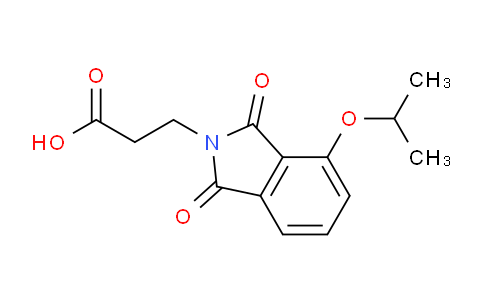 CAS No. 1256450-57-3, 3-(4-Isopropoxy-1,3-dioxoisoindolin-2-yl)propanoic acid