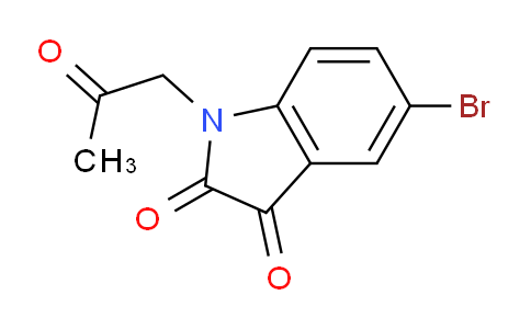 CAS No. 75822-35-4, 5-Bromo-1-(2-oxopropyl)indoline-2,3-dione