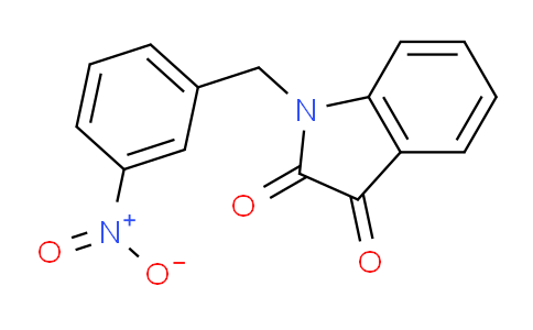 CAS No. 346442-46-4, 1-(3-Nitrobenzyl)indoline-2,3-dione
