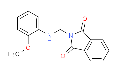 CAS No. 116594-82-2, 2-(((2-Methoxyphenyl)amino)methyl)isoindoline-1,3-dione