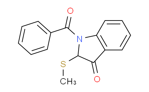 CAS No. 51175-55-4, 1-Benzoyl-2-(methylthio)indolin-3-one