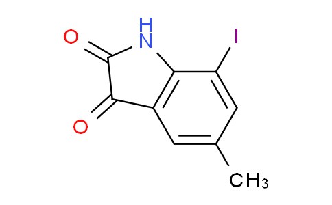 CAS No. 208592-53-4, 7-Iodo-5-methylindoline-2,3-dione