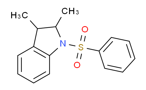 CAS No. 94460-78-3, 2,3-Dimethyl-1-(phenylsulfonyl)indoline