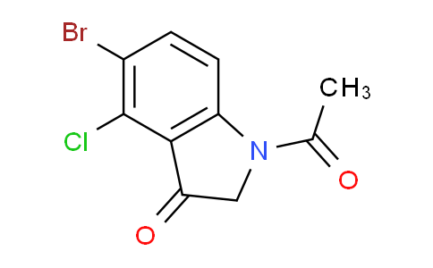 CAS No. 116270-39-4, 1-Acetyl-5-bromo-4-chloroindolin-3-one