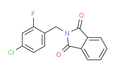 CAS No. 536761-10-1, 2-(4-Chloro-2-fluorobenzyl)isoindoline-1,3-dione