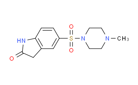 CAS No. 380242-23-9, 5-((4-Methylpiperazin-1-yl)sulfonyl)indolin-2-one