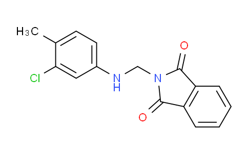 CAS No. 84501-73-5, 2-(((3-Chloro-4-methylphenyl)amino)methyl)isoindoline-1,3-dione