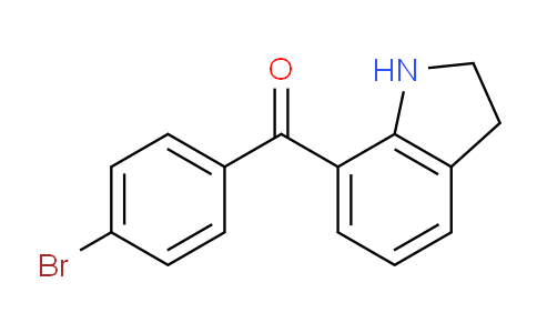 CAS No. 91714-41-9, (4-Bromophenyl)(indolin-7-yl)methanone