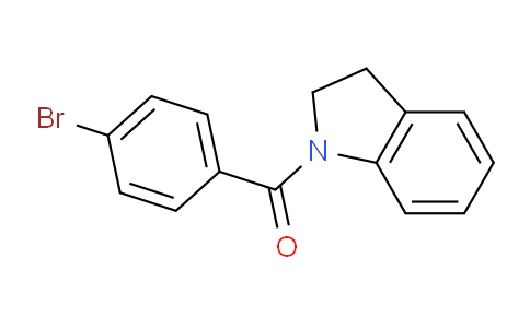 CAS No. 331240-54-1, (4-Bromophenyl)(indolin-1-yl)methanone