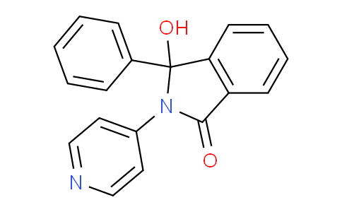 CAS No. 3532-43-2, 3-Hydroxy-3-phenyl-2-(pyridin-4-yl)isoindolin-1-one