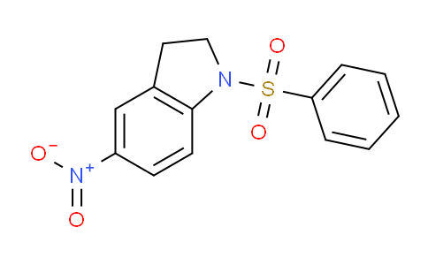 CAS No. 519056-50-9, 5-Nitro-1-(phenylsulfonyl)indoline