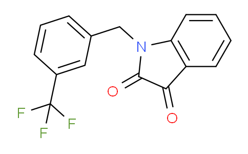CAS No. 79183-40-7, 1-(3-(Trifluoromethyl)benzyl)indoline-2,3-dione