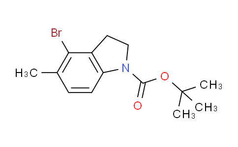 CAS No. 1935609-44-1, tert-Butyl 4-bromo-5-methylindoline-1-carboxylate