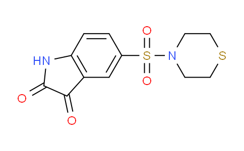 CAS No. 1144853-48-4, 5-(Thiomorpholinosulfonyl)indoline-2,3-dione