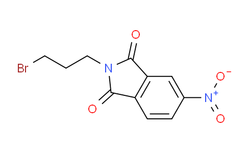 CAS No. 140715-56-6, 2-(3-Bromopropyl)-5-nitroisoindoline-1,3-dione